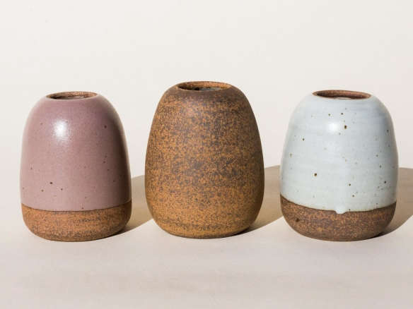 east fork pottery’s bud vase trio – classic collection 8