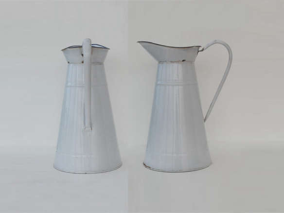french enamelware pitcher 8