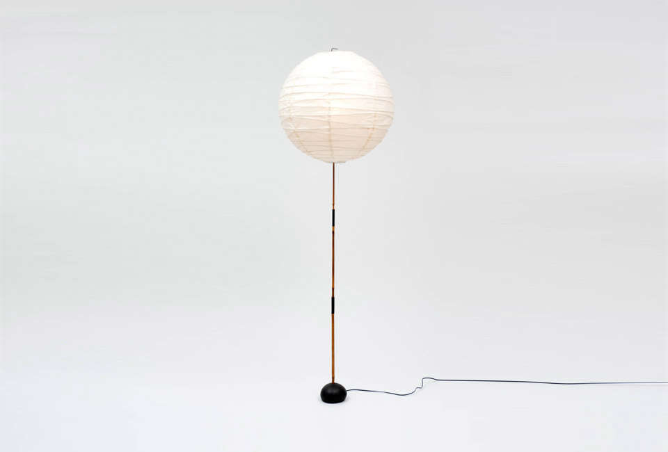 Isamu Noguchi Floor Lamp Model Bb3 55dd, Isamu Noguchi Lampshade