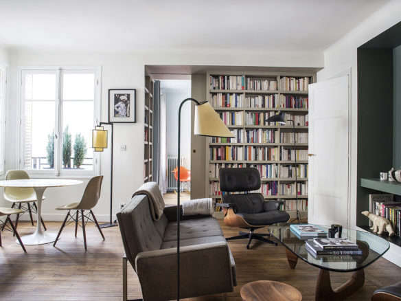 Small Paris apartment living room Philippe Harden design 3  