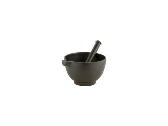 cast iron mortar and pestle  