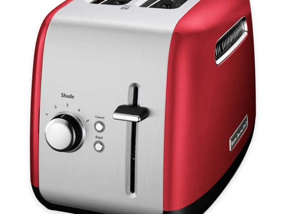 kitchenaid 2 slice all metal toaster empire red  