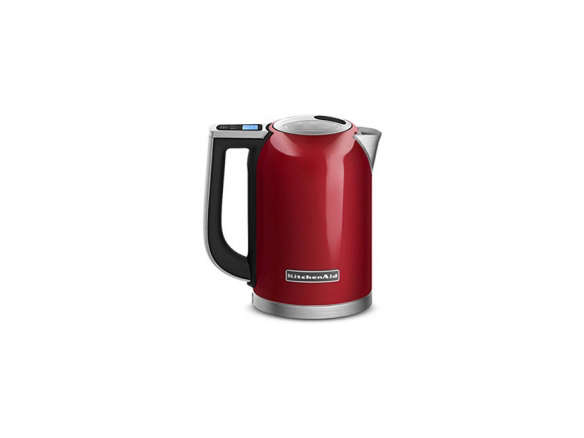 kitchenaid electric kettle led display empire red  