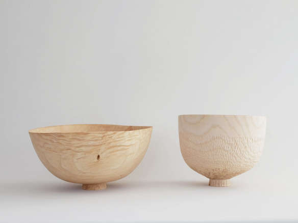 Found and Found Wooden bowls  