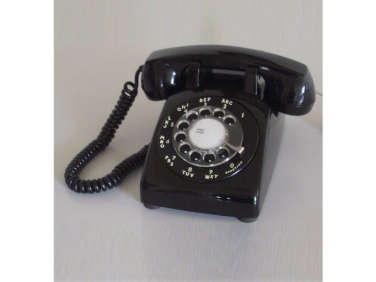 bold old phones black rotary phone  