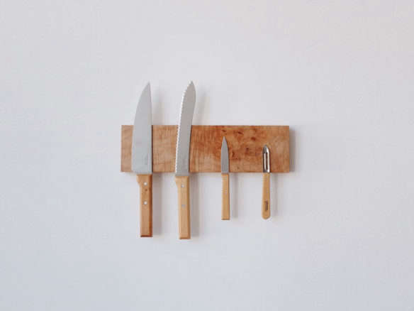 magnetic knife racks wood  
