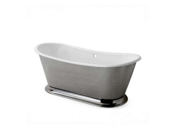 margaux freestanding oval cast iron bathtub 8