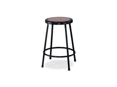 national public seating 24 inch black industrial stool  