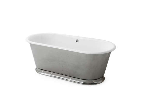 voltaire freestanding oval cast iron bathtub 8