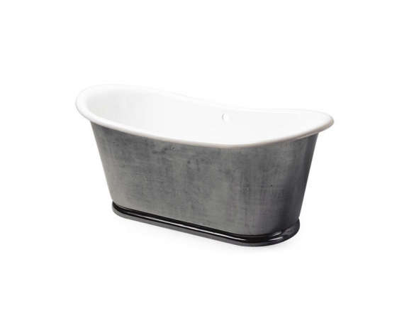 candide freestanding oval cast iron bathtub 8
