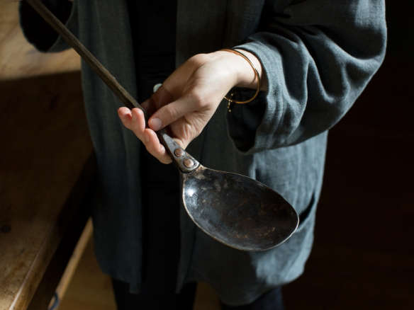 alice waters forged egg spoon 2  