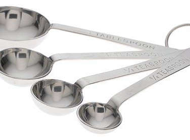 amco 4 piece ss measuring spoon set  