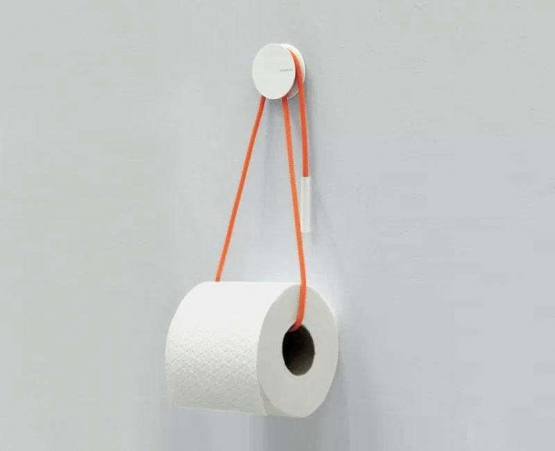 diablo toilet paper holder orange  