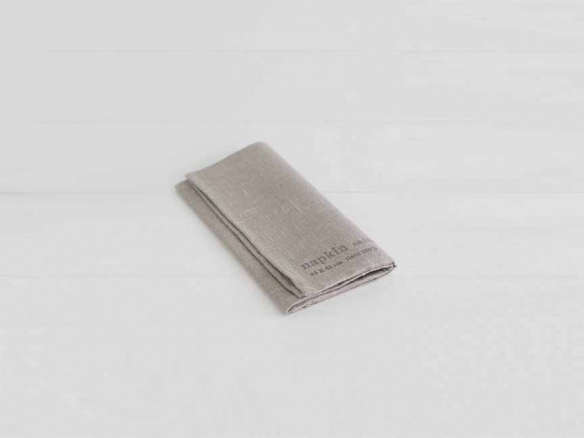 fog linen napkin – natural with stamp 8