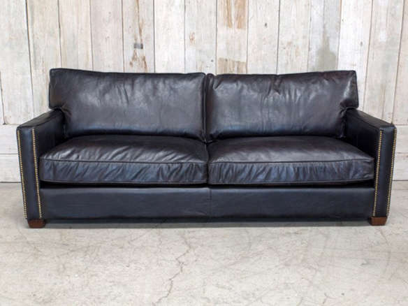 larkin 88 in. old saddle black sofa 8