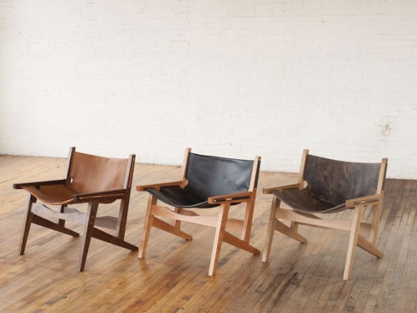 phloem studio peninsula chair leather  