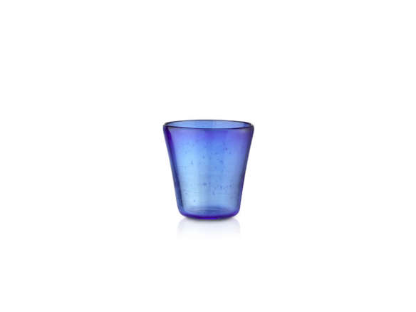 handblown glass votive – cobalt blue 8