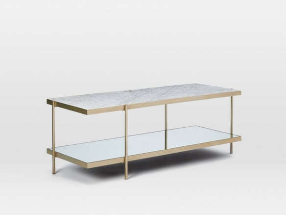 west elm avery coffee table  