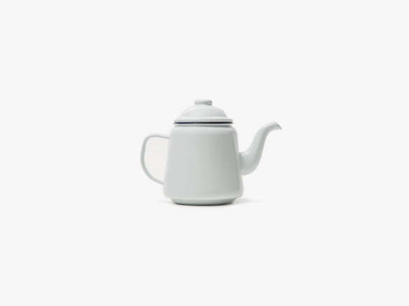 Falcon Red Enamel tea pot avec poignée et couvercle Théière-Véritable Falcon ENAMEL WARE