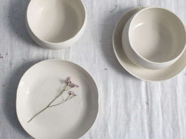 handmade ceramic plates bowls lusitano portugal  
