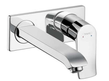 hansgrohe metris wall mounted single handle faucet  