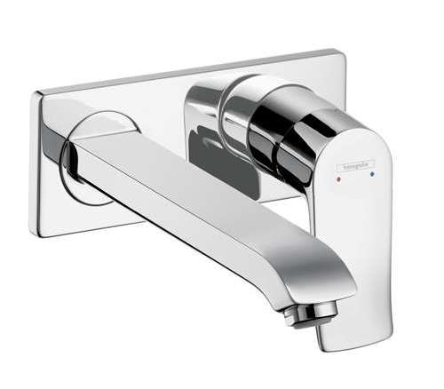 hansgrohe metris wall mounted single handle faucet 8