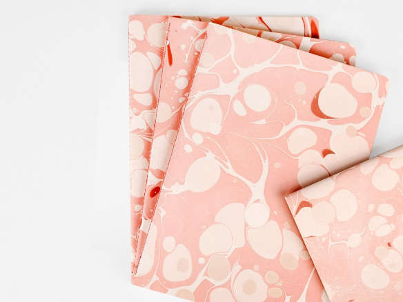 pink marbled notebook 8