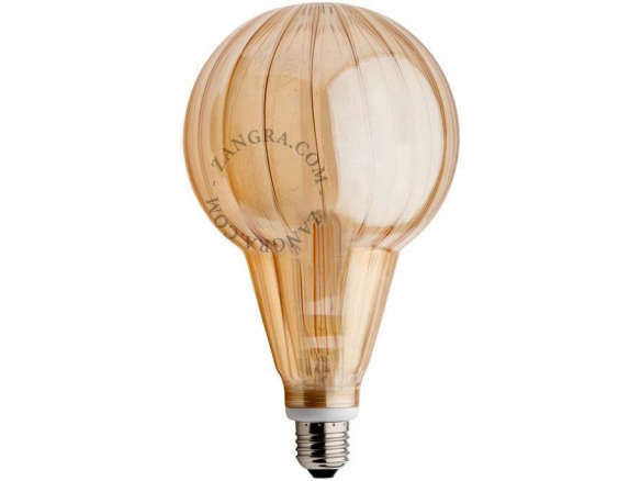 light bulb ‘ice cream’ gold 8