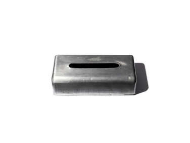 puebco plain tissue box steel  
