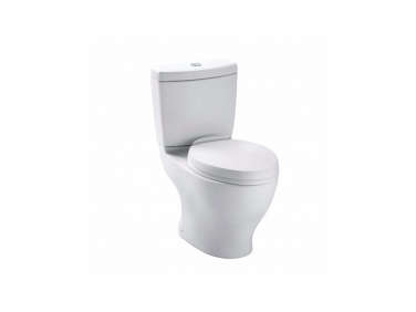 toto aquia ii dual flush two piece toilet  