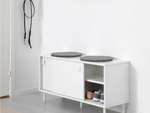 mackapär bench with storage compartments 8