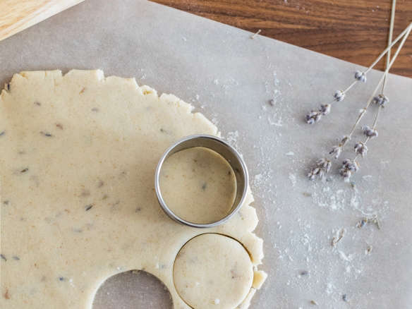 lavender shortbread cookies bosch convection oven dough  