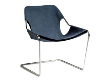paulistano canvas sling chair blue  