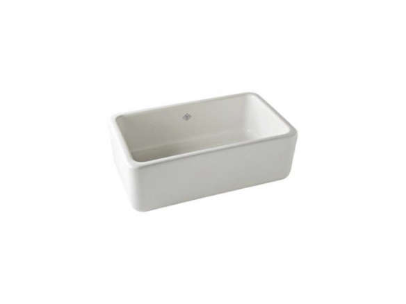 rohl 30 in. single bowl fireclay apron kitchen sink 8