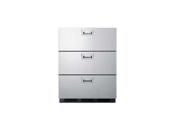Summit Appliance FFBF285SSX Counter Depth Bottom Freezer Refrigerator portrait 34