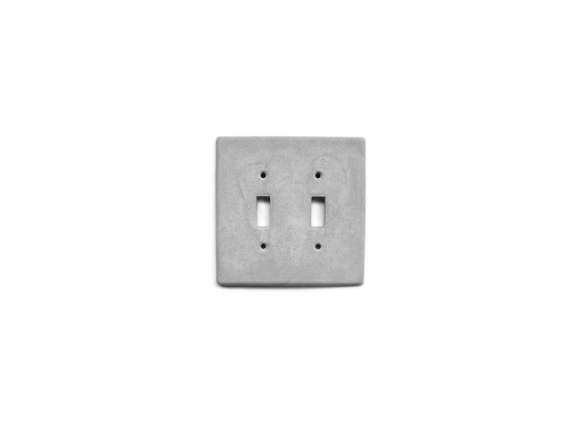 concrete double switchplate 8
