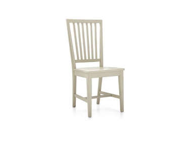 crate and barrel village vamelie wood dining chair  