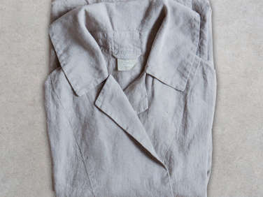 once milano toogood linen dressing gown  