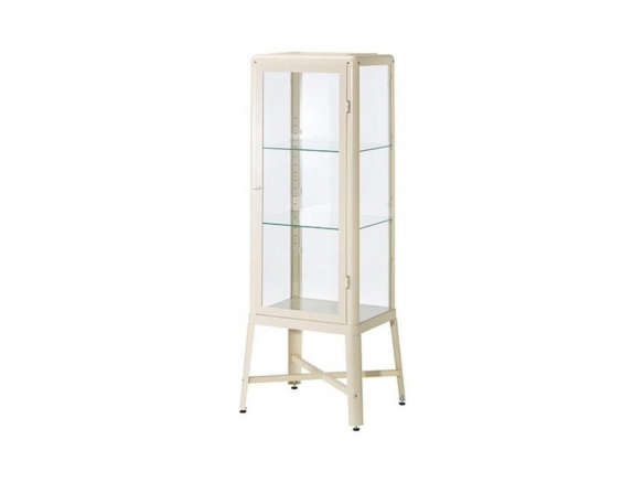 fabrikör glass door cabinet – beige 8