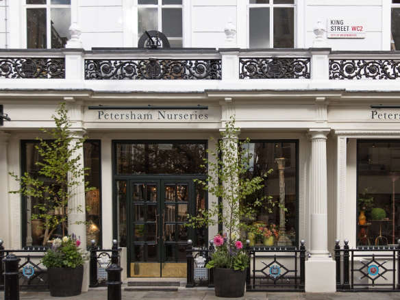petersham nurseries shop covent garden london facade  