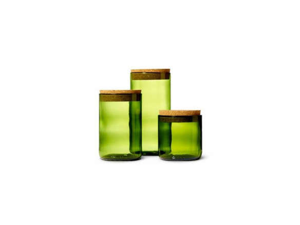 wine punts kelly green canister  