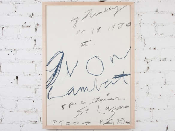 cy twombly exhibition poster 8