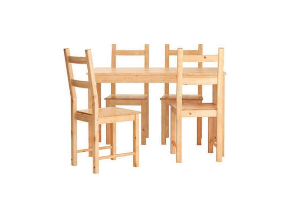 ingo / ivar table and 4 chairs 8