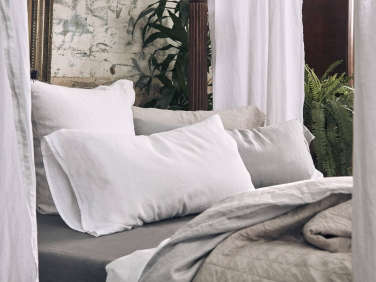 matteo vintage linen pillowcase single  