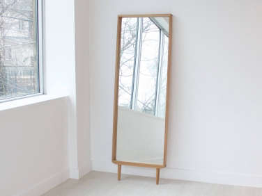 oak wood floor mirror kroft furniture canada  