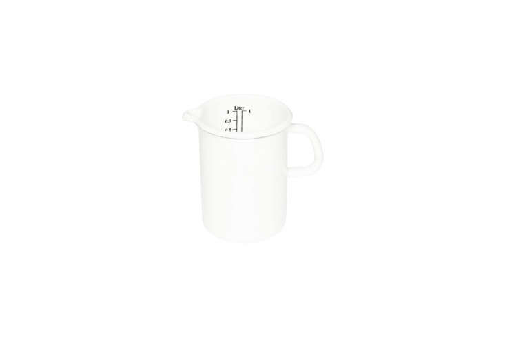 the riess enamel measuring jug is £\26 at manufactum. (see our post on rie 31