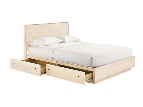 Hudson Queen Storage Bed, Metal Bed Frame Vancouver Bc