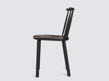 another country hardy side chair black  