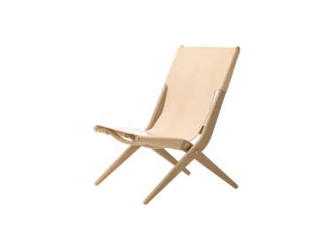 by lassen saxe folding chair leather  