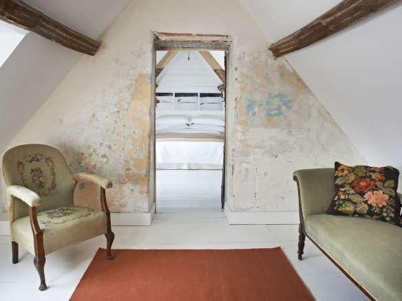 durslade farmhouse attic bedroom walls  